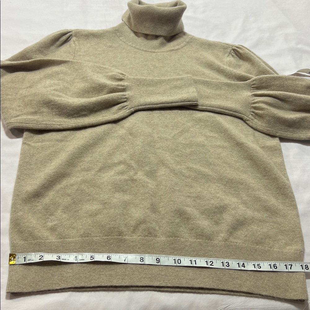 Ralph Lauren 100% cashmere women’s turtleneck size large - Picture 10 of 11